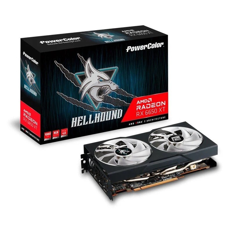 Gráfica PowerColor Radeon Hellhound RX 6650 XT 8GB GDDR6