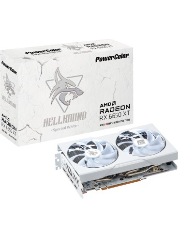 Gráfica PowerColor Hellhound Spectral White RX 6650 XT 8GB