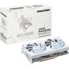 Gráfica PowerColor Hellhound Spectral White RX 6650 XT 8GB