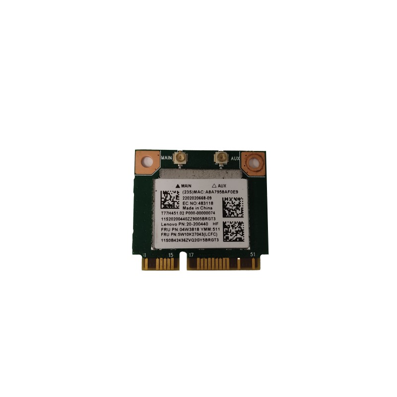 Tarjeta WIFI Realtek Portátil Lenovo IdeaPad 100 04W3818