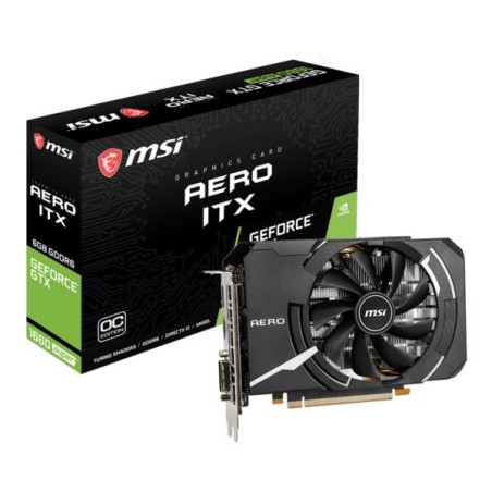 Gráfica MSI GEFORCE GTX 1660 Super AERO ITX OC 6GB GDDR 6