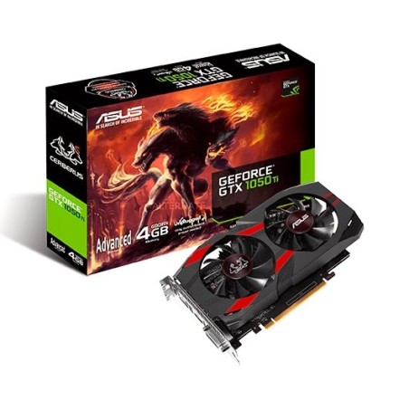 Tarjeta Gráfica Asus Cerberus Gtx 1050Ti Advance 4G Gddr5