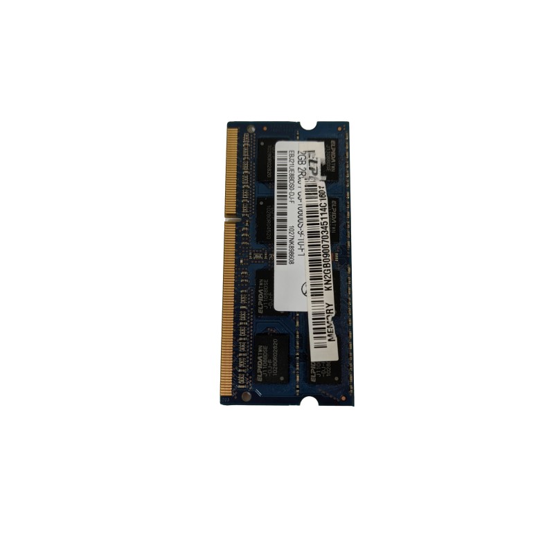 MEM RAM 2GB DDR3 Portátil Packard Bell PC3-10600S-9-10-F2